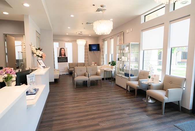 a wide photo of the Magnolia dermatology Clinic Frisco Lobby